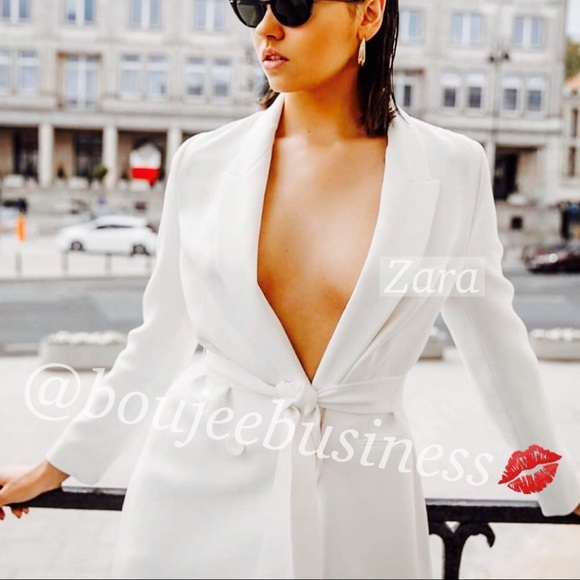ZARA BNWT Belted Blazer - Picture 1 of 12